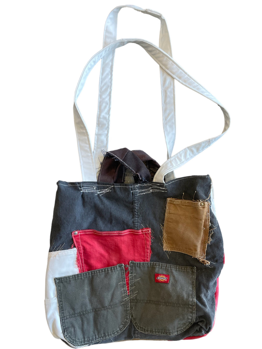 Pastel Heritage Patchwork Canvas Tote Bag - World Market